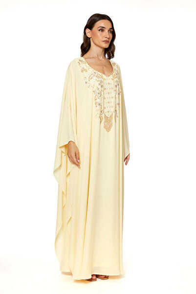 ELEGANZA LA MODE Yellow Jalabiya – ELM J 547