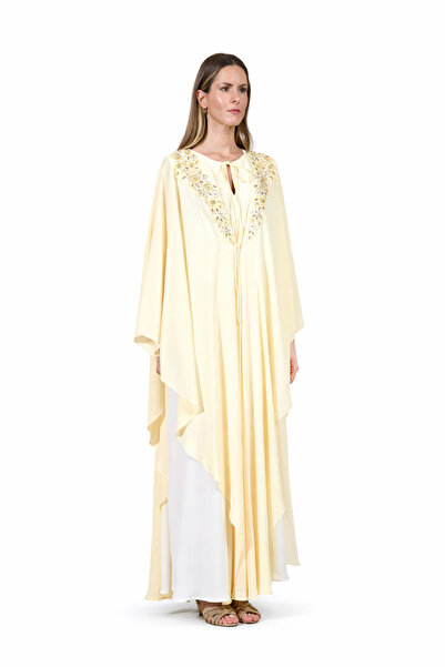 ELEGANZA LA MODE Yellow Jalabiya – ELM J 588