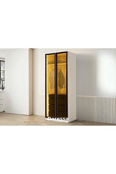 Doressa Living Flen Reflekte Camlı Gardırop