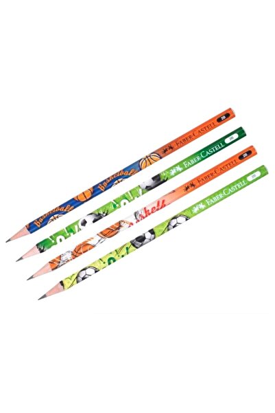 Faber Castell Pencil Sport 2B - 5 Pieces
