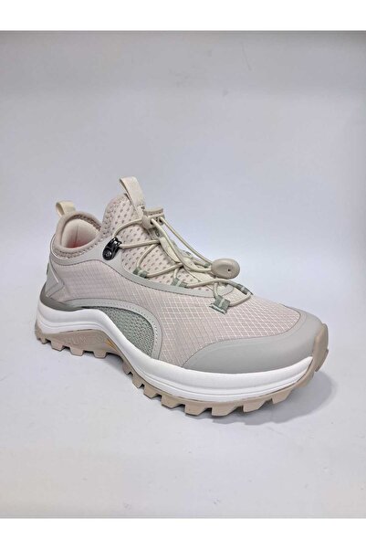 Mira Deri HUMTTO BEJ-KREM-ŞAMPANYA OUTDOOR TREKKING/HIKING KADIN SPOR AYAKKABI