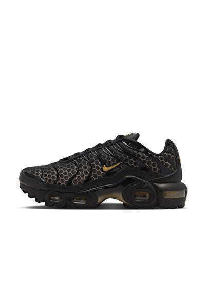 Nike حذاء TN Air Max Plus GS باللون الأسود والعسل من مانشستر | ملابس رياضية مات