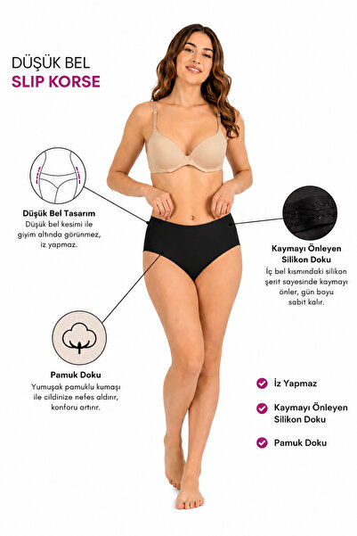 Hakan Collezione Women's Seamless Laser Cut Shaping Panties Corset
