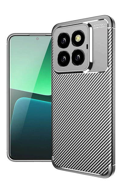 New Face Aconcept Mi 14t Pro Case Auto Focus Carbon Cover (90050) - Gray