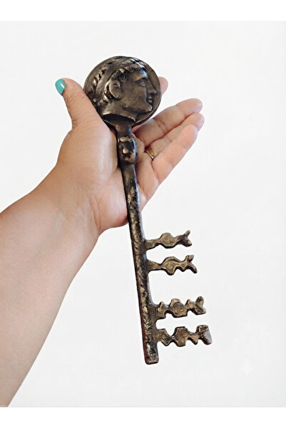 PİRAMİGO Antik Tarihsel İhtişamlı Jül Sezar (Julius Caesar) Roma Antik Döküm Duvar Anahtarı 27 cm