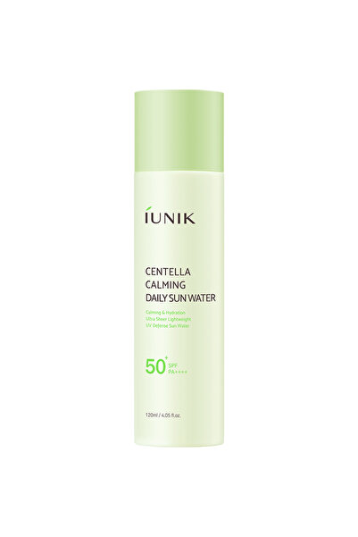 iUNIK Centella Calming Daily Sun Water SPF50 PA++++ Toner fluid de dimineață ...
