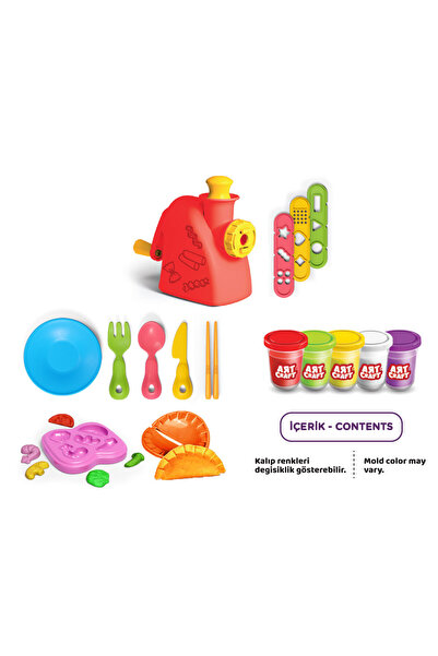 Art Craft Makarna Oyun Hamur Set 280 gr / Pasta Maker Modeling Dough Set 280 gr