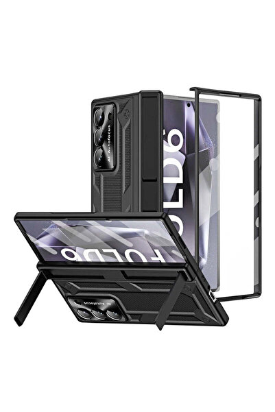 OEM Husă tip bumper compatibilă cu Galaxy Z Fold 6, rezistentă la șocuri, pol...