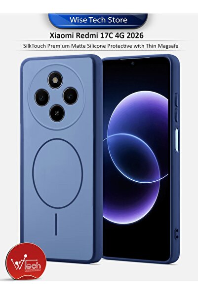 Wtech Xiaomi Redmi 17C 4G 2026 SilkTouch Premium Matte Silicone Protective wi...