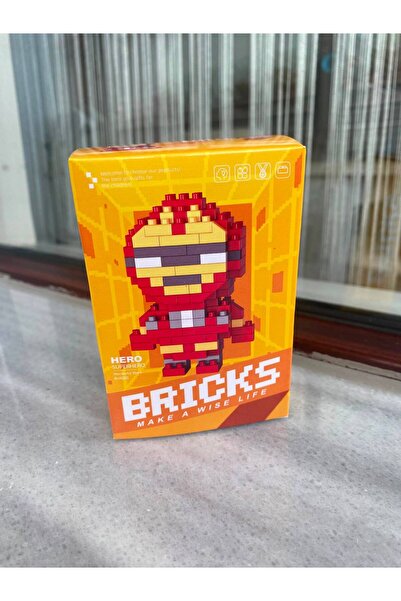 Genel Markalar PULVENTO Mini Iron Man Figürlü Bricks Yapı Oyuncakları Superhe...