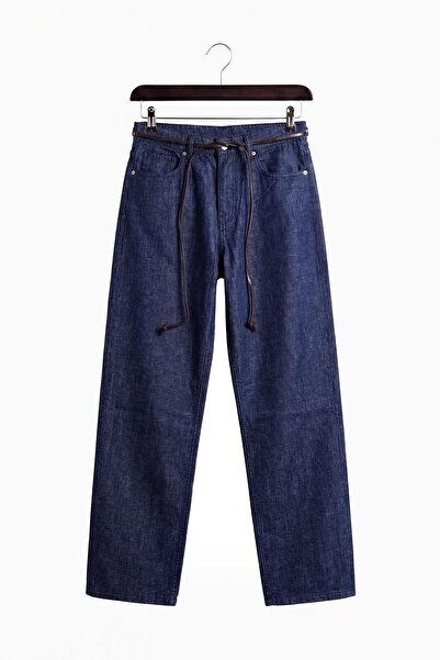 Hiccup GIESTO Blugi Bărbătești Din Denim, Talie Medie, Croi Drept