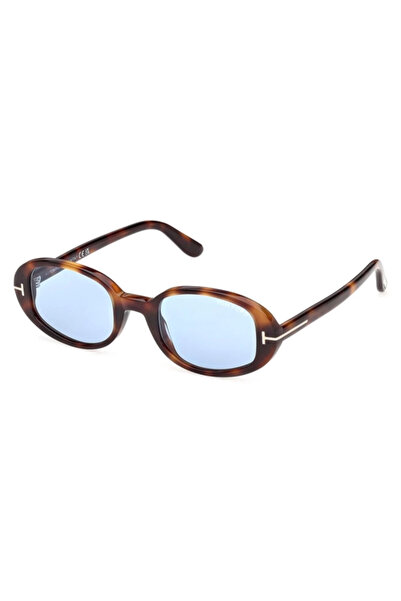 Tom Ford TF1364 53V Blonde Havana Mavi Kadın Güneş Gözlüğü