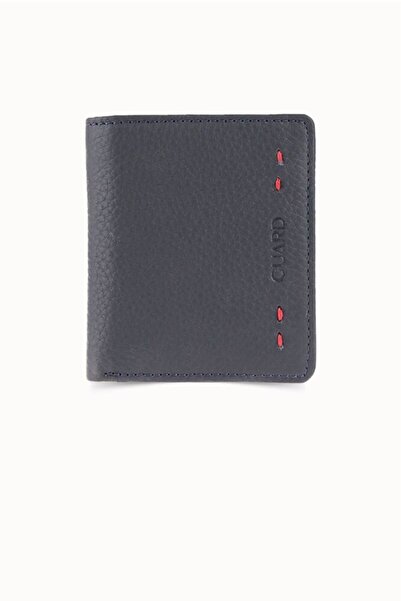 Çıkrık Guard Navy Blue Guti Matte Horizontal Mini Wallet