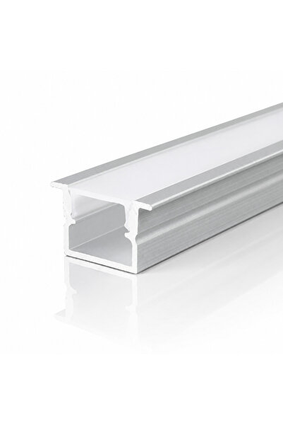 Ledarmy DL1610 Sıva Altı LED Profil 1 Metre 16x10 mm Eloksallı Alüminyum Flan...
