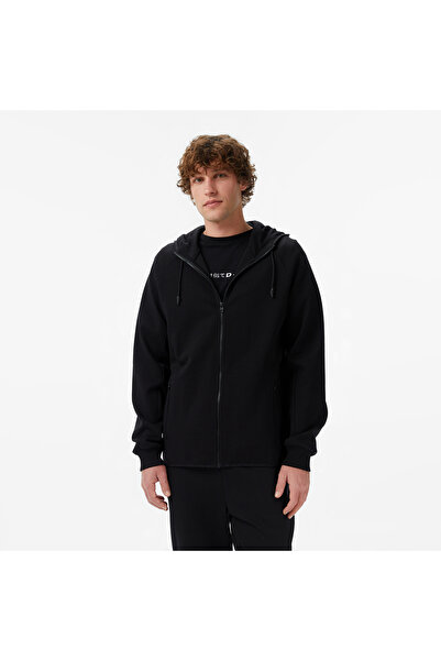 United4 Regular Fit Men's Black Sweatshirt