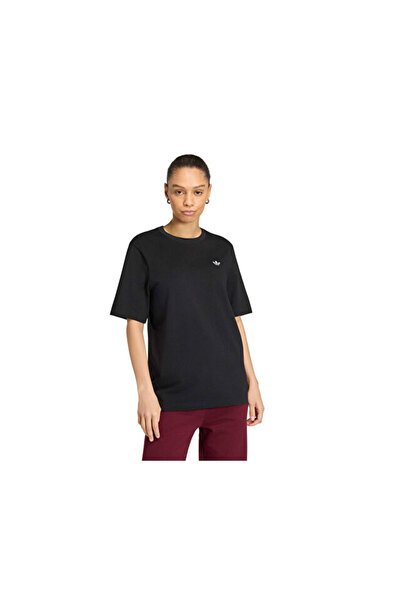 adidas تي شيرت نسائي كاجوال من TREFOIL ESSENTIALS LOOSE TEE KQ6723 أسود