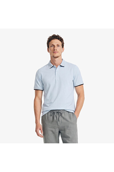 Nautica Erkek Mavi Regular Fit Pima Cotton Polo Yaka T-Shirt