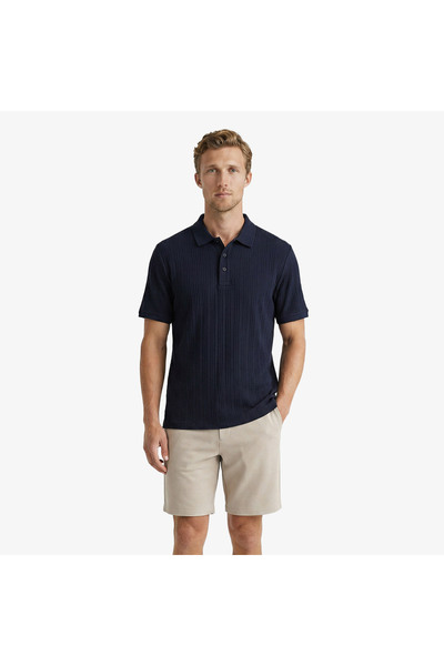 Nautica Erkek Lacivert Regular Fit Polo Yaka T-Shirt