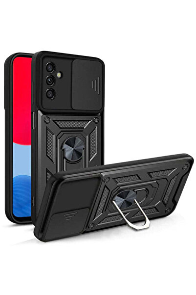 Techsuit Husă pentru Samsung Galaxy A13 5G, Seria CamShield, albastru - negru
