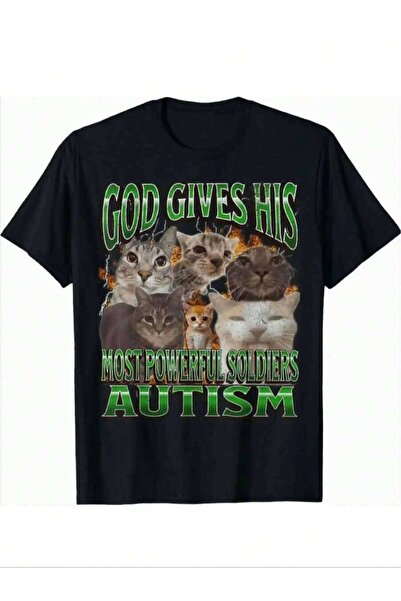 LİNA06 "God Gave Him The Strongest Warrior: Autism" Cat Pattern - Fun Autism ...