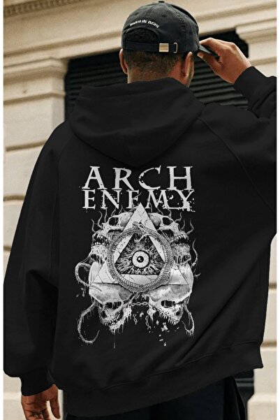 SEVBANO Arch Enemy Ροκ Μέταλ Μουσικό Συγκρότημα με Στάμπα στην Πλάτη Unisex O...