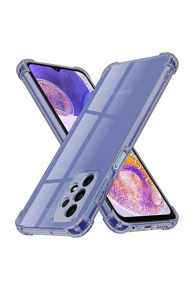 Techsuit Husă pentru Samsung Galaxy A23, din silicon transparent, rezistentă ...