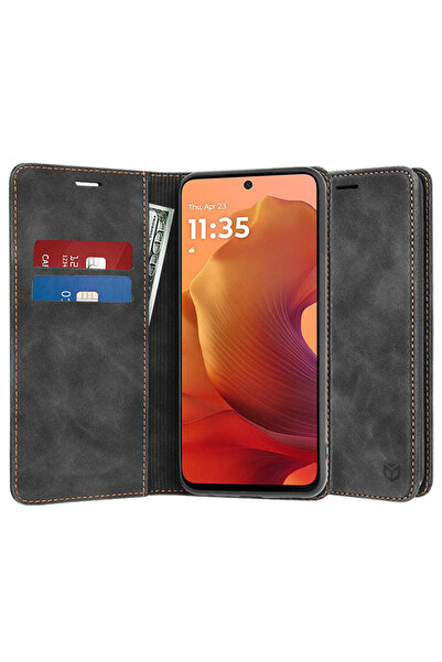Techsuit Husă pentru Motorola Moto G15, Confy Cover, negru - negru