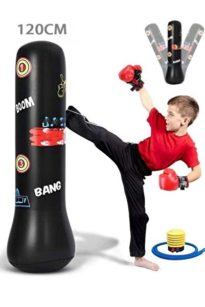 Arabest Inflatable Punching Bag for Kids,Boxing Tumbler Toy with Gloves and P...