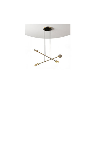 Siera Crayon Gold and Glass Pendant 197001