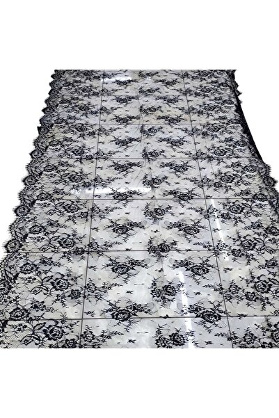 Mutkin Siyah Sakallı Dantel Kirpikli Model 150 Cm ( 3 Mt )-A591