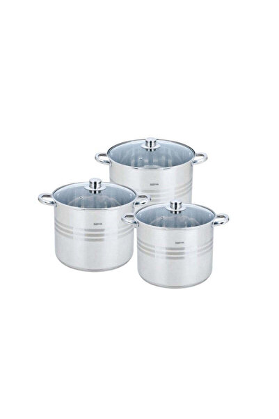 Bohmann Set oale 6 piese inox, (5L,6L ,8 L), inductie, fund 5 straturi