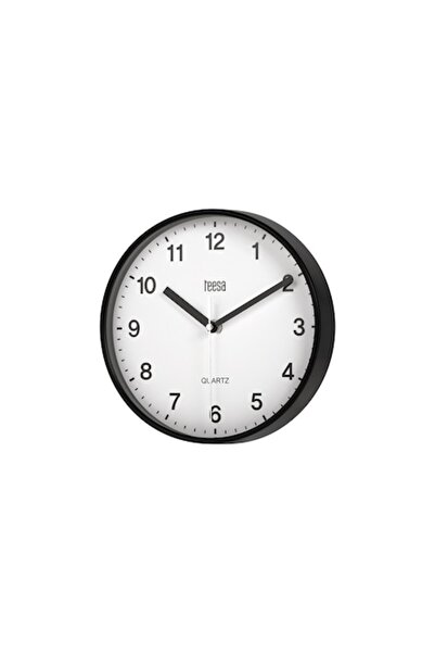 Teesa Ceas de perete 20cm negru