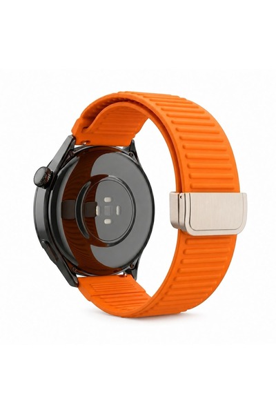 Alstrap Huawei Watch GT6/GT5/GT4/GT 3 Pro/GT 3 46mm Uyumlu 22mm Mıknatıslı Si...