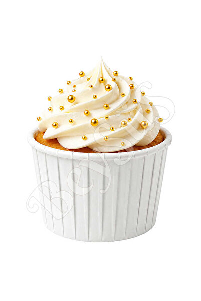 BeySüS Muffin Mold 50Pcs White