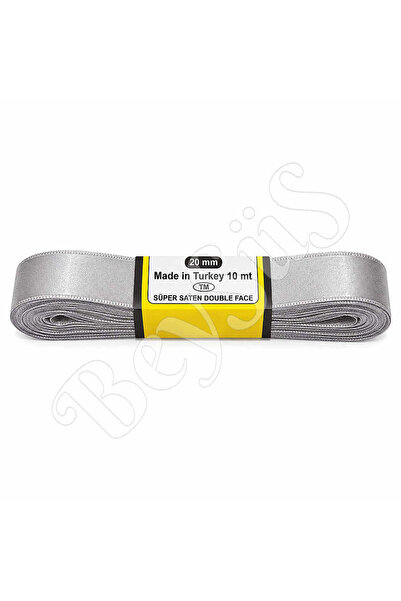 BeySüS Satin Ribbon 20 mm Silver