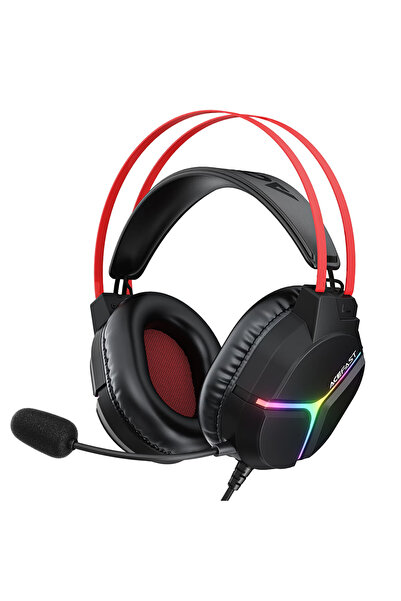 Acefast Casti gaming Acefast, over-ear, microfon, negru