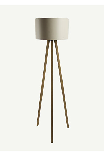 Bella Maison Peggy Demonte Tripod Lambader Finlin Krem-Naturel (36x36x140 cm)