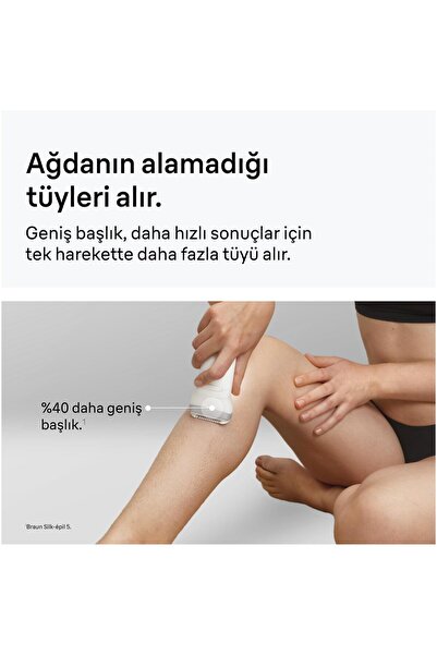 Braun Silk·épil 7 Epilatör, Islak ve Kuru, Kalıcı Pürüzsüz Cilt, 7-041