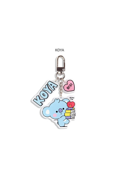 Choice koya Kawaii BT21 Acrylic Keychain Backpack Pendant with Double-sided P...