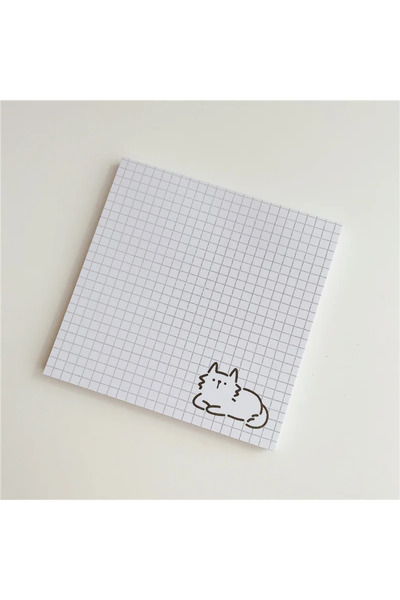 Choice3 D 50 Sheets School Stationery Cartoon Brief Strokes Cute Cat Memo Pad...