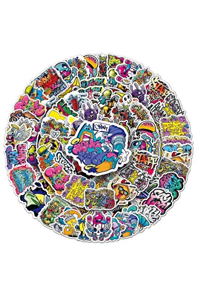 Choice 50PCS 50PCS Trendy Cartoon Hip Hop Street Art Graffiti Stickers Waterp...