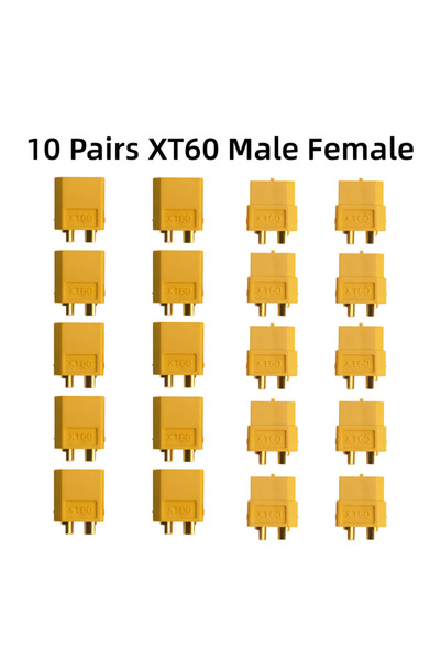 Choice5 10 أزواج من موصلات XT60-M-F، 5/10 أزواج من موصلات XT60، موصلات ذكر وأ...