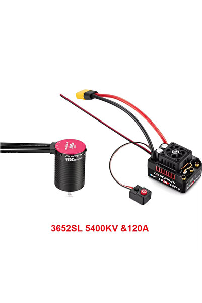 Choice3 3652SL 5400KV 120A HobbyWing QuicRun WP 10BL120 G2 120A وحدة تحكم سرع...