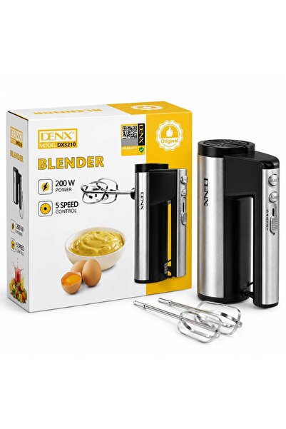 Denx أطقم خلاطات - فضي - 200-500 وات