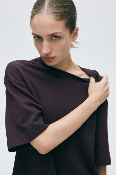 H&M İnterlok Tişört
