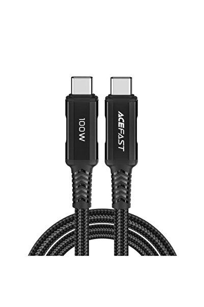 Acefast Кабел за данни (C4-03) - Type-C към Type-C, 100W, 5A, 480Mb/s, Бързо ...