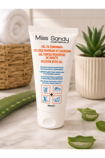 Miss Sandy Soothing Gel for Insect Bites Cosmetics 50 ml – Cooling Effect, Fa...
