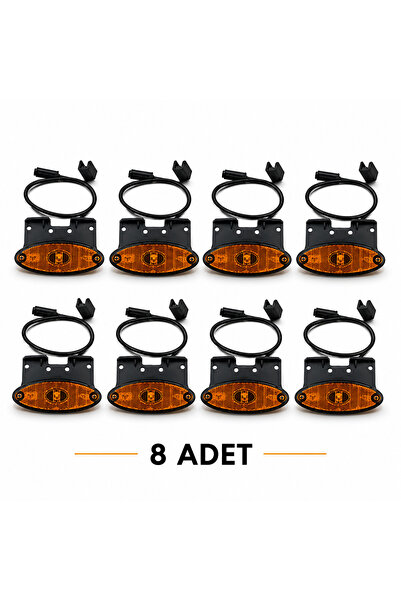 Genel Markalar 8 Adet Dorse Yan Aydınlatma Lambası Side Marker LED Dorse Yan ...