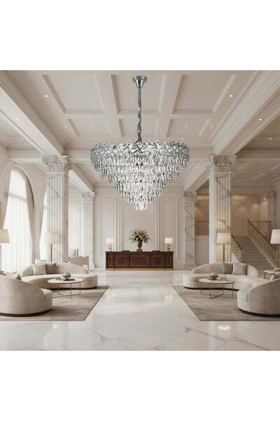 DIGITAL Merchandise Candelabru Cristal WINDSOR Supremo 10xE14, Diametru 80cm,...