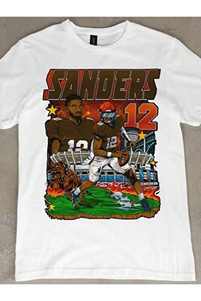 25W تي شيرت شيدور ساندرز برسومات جرافيكية من Cleveland Browns Colorado Footba...